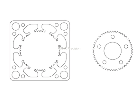 14mm Ständer Schrittmotor-NEMA6, der Rotor-Ständer-Laminierungen 14.3x14.3mm stempelt