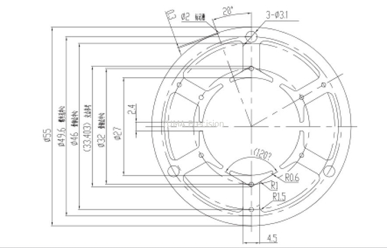 Laminierungs-Elektromotor-Eisen-Kern für Haushaltsgerät-Waschmaschine