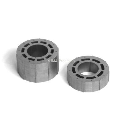 OD122mm Motorrotor und -stator mit mittlerer Trägheit Kundenspezifisch Verschiedene Modelle Motorkern Hochwertiger Siliziumstahlrotor und -stat